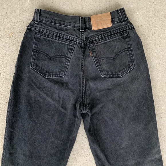 Vintage Levi’s Faded Black 512 High Waisted Jeans - Picture 6 of 8